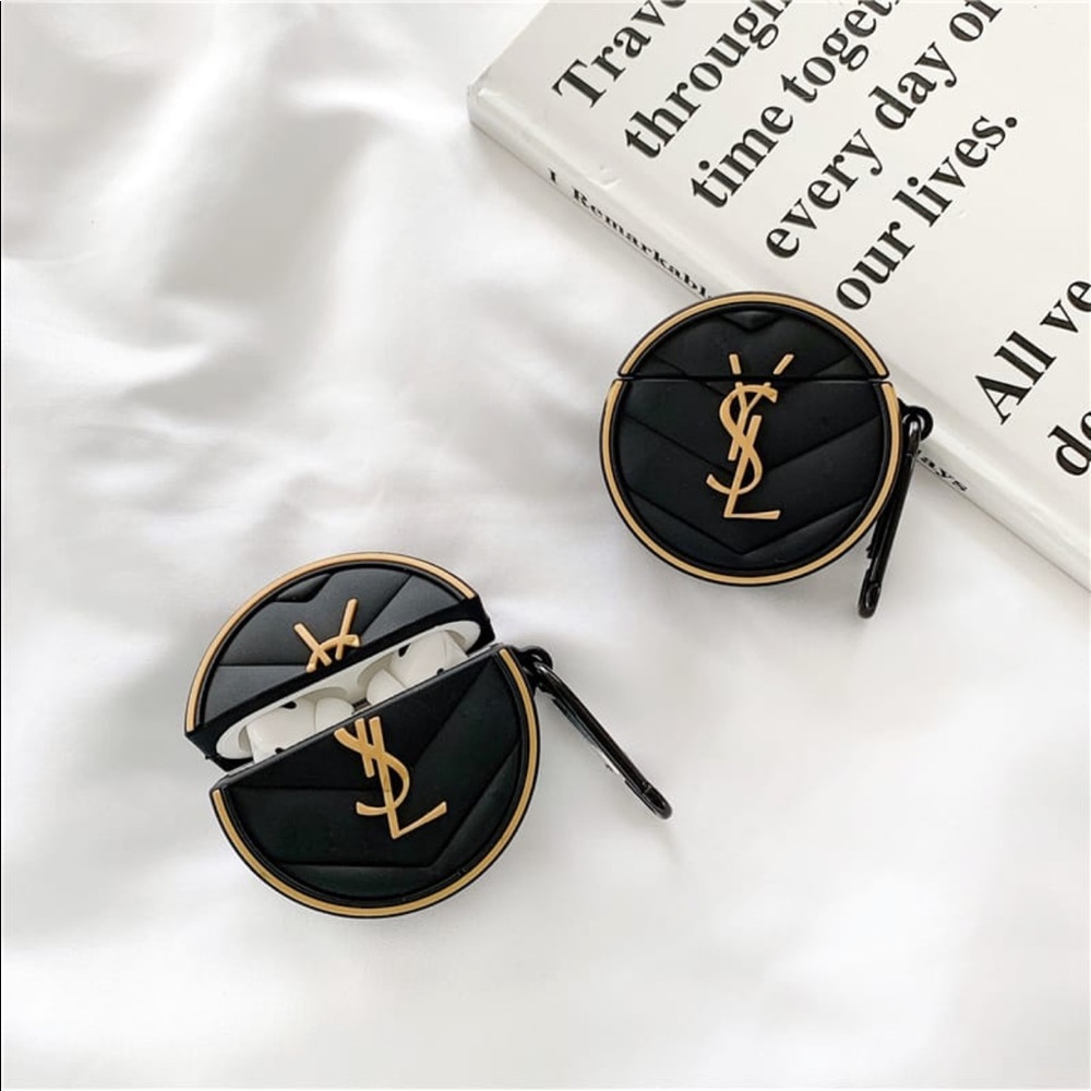 YSL Logo Silicon AirPod Case - Picture 8 of 11